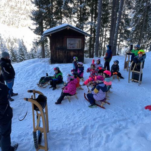 Rodeltraining auf der Rodelbahn